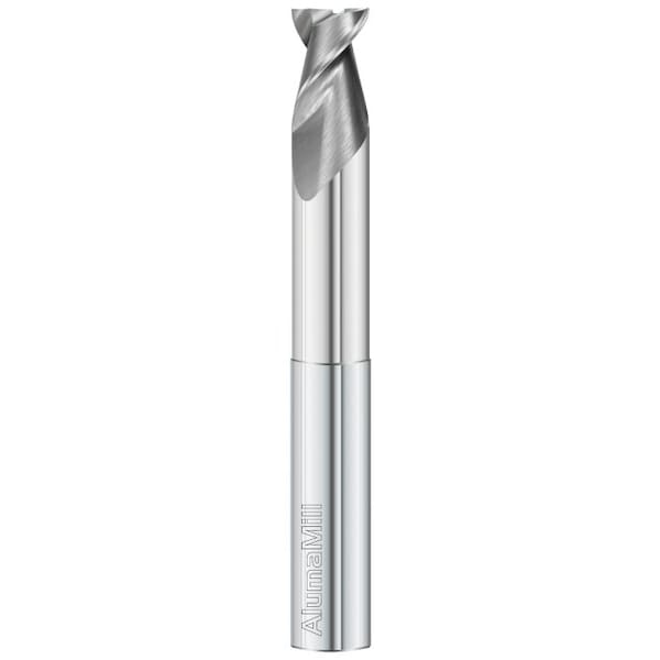 Fullerton Tool 2-Flute - 45 Degree Helix - 3825 AlumaMill HP End Mills, RH Spiral, Square, Long Reach, 3/8 38227 - main